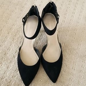 BCBGeneration Ankle Strap Suede Pump (Size 8.5M)